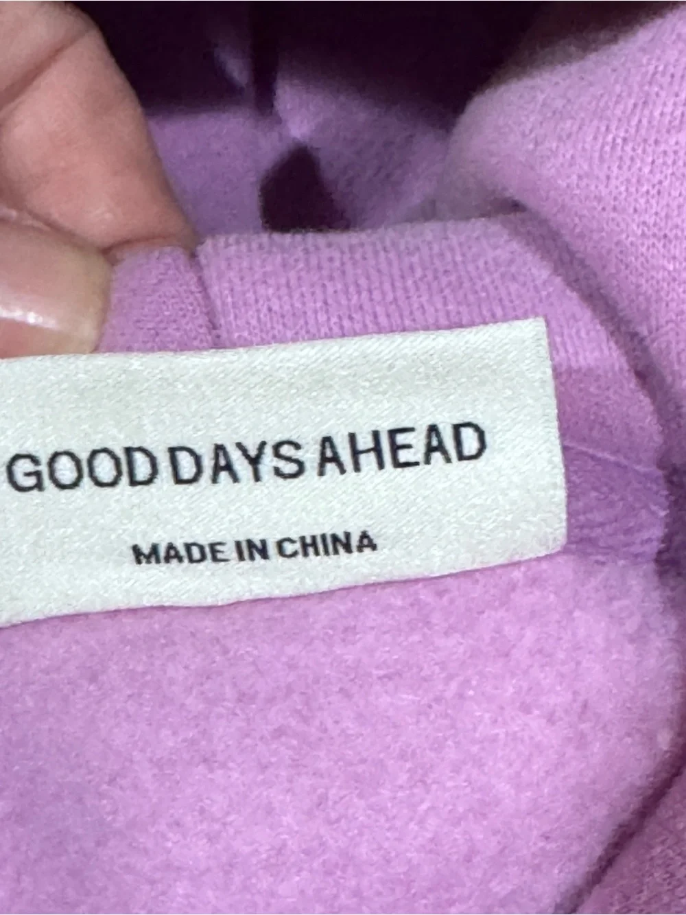 Comfrt Collection Lavender Hoodie